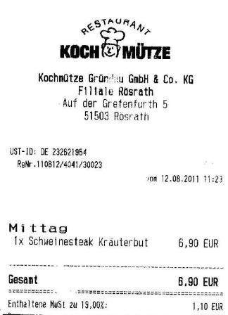 gmiv Hffner Kochmtze Restaurant